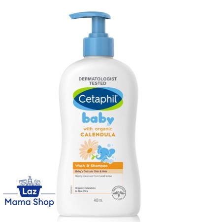 Cetaphil婴儿洗发水和有机金盏花婴儿护肤品（Laz Mama商店）