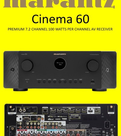 Marantz CINEMA 60高级7.2声道|每声道100瓦AV接收器