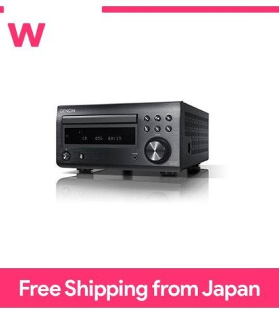Denon宽FM AM/FM收音机调谐器高品质声音离散放大器配备蓝牙兼容CD接收器黑色RCD-M41K