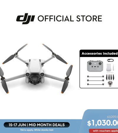 DJI Mini 3 Pro相机无人机|249g以下|三向障碍物感应|4K HDR视频|聚焦轨迹|真正的垂直拍摄|